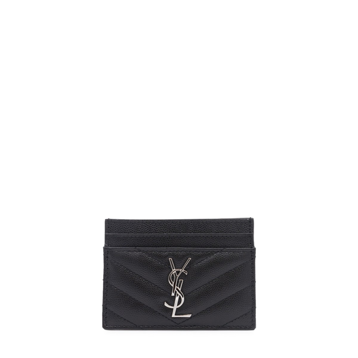 BLACK LEATHER CARD HOLDER