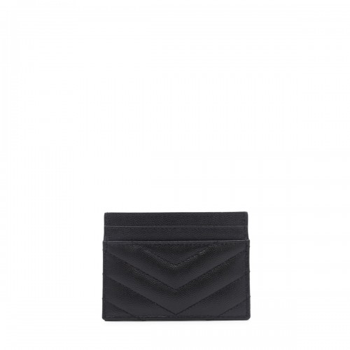 BLACK LEATHER CARD HOLDER 2