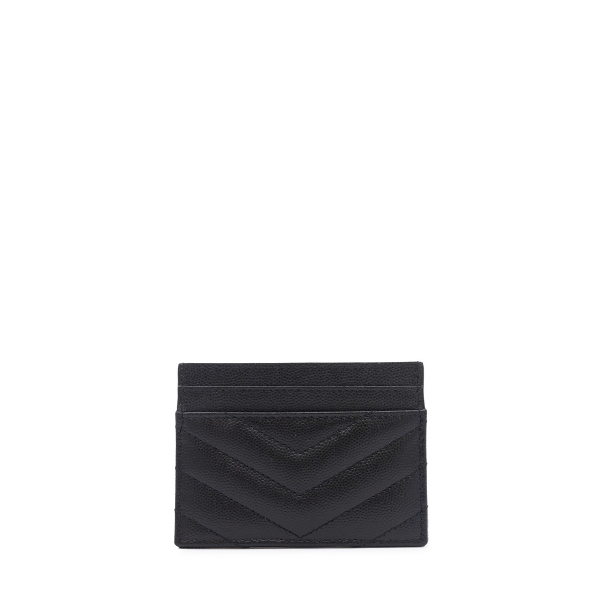 BLACK LEATHER CARD HOLDER