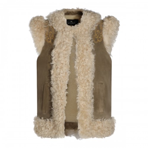BEIGE LEATHER JACKET