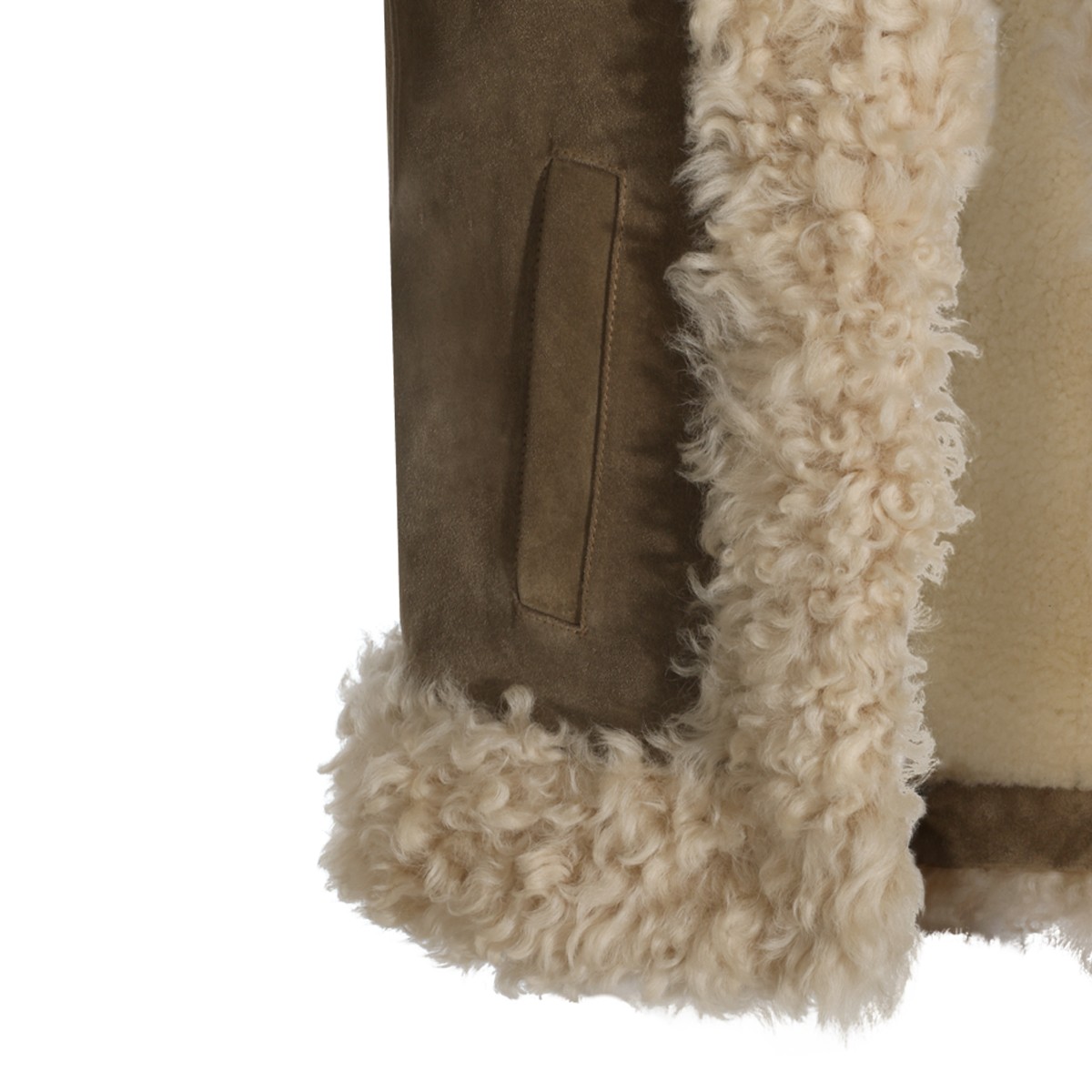 BEIGE LEATHER JACKET
