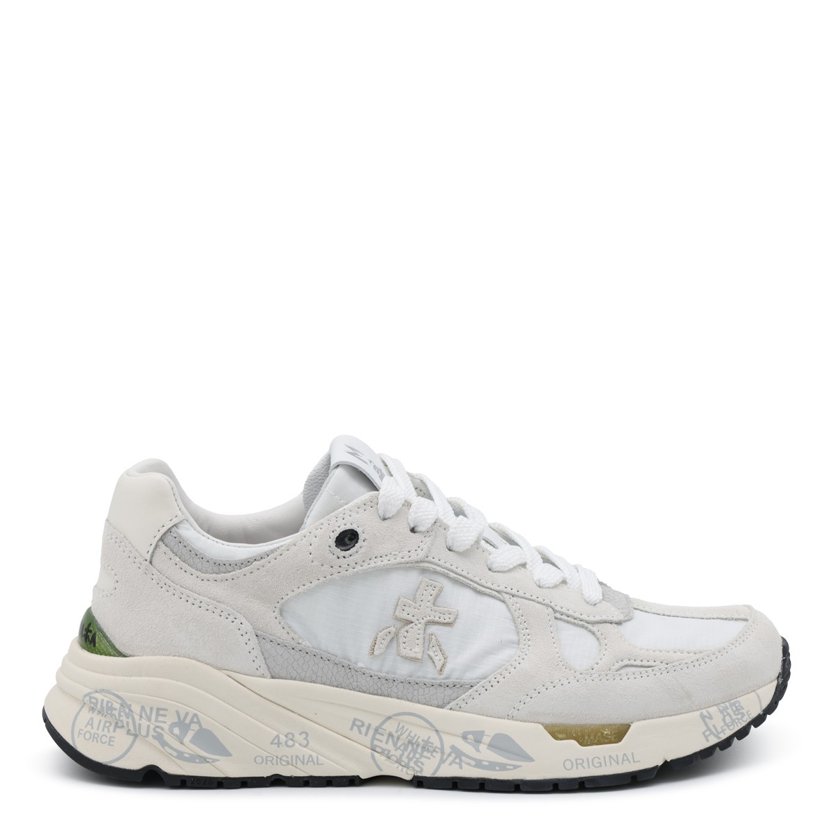 WHITE SUEDE SNEAKERS