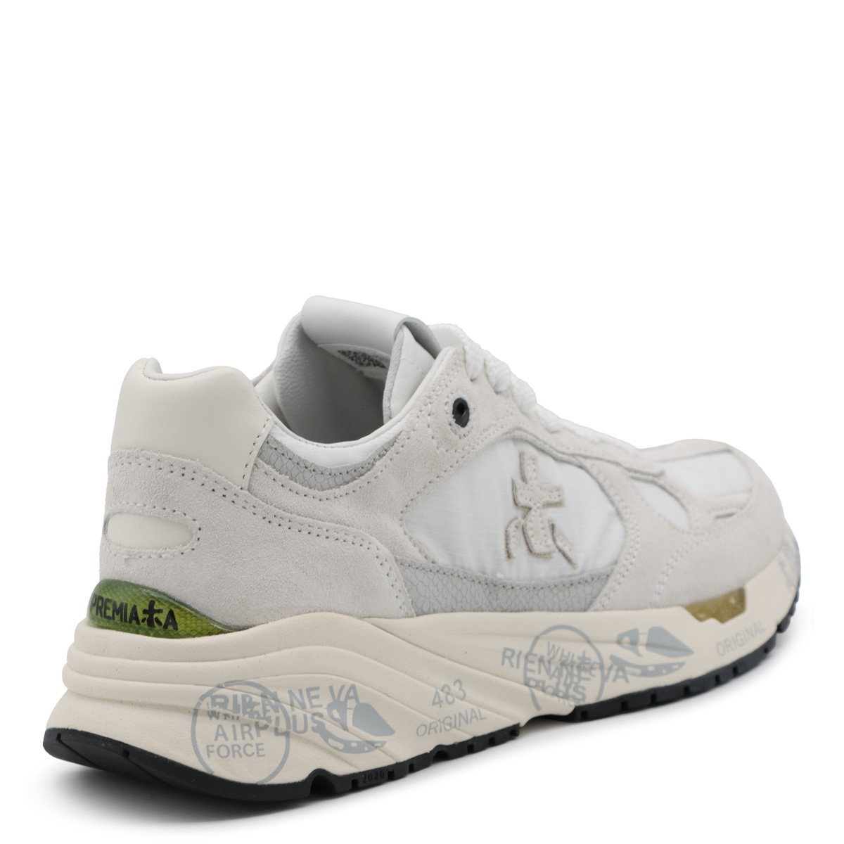 WHITE SUEDE SNEAKERS