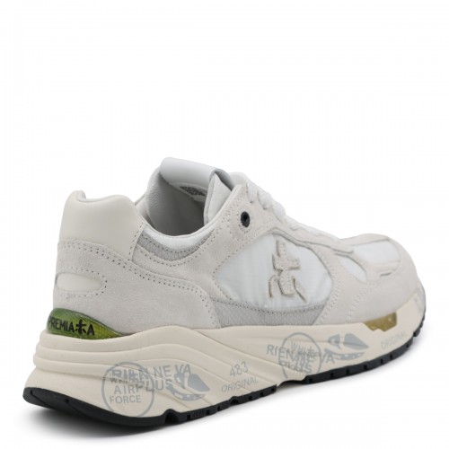 WHITE SUEDE SNEAKERS