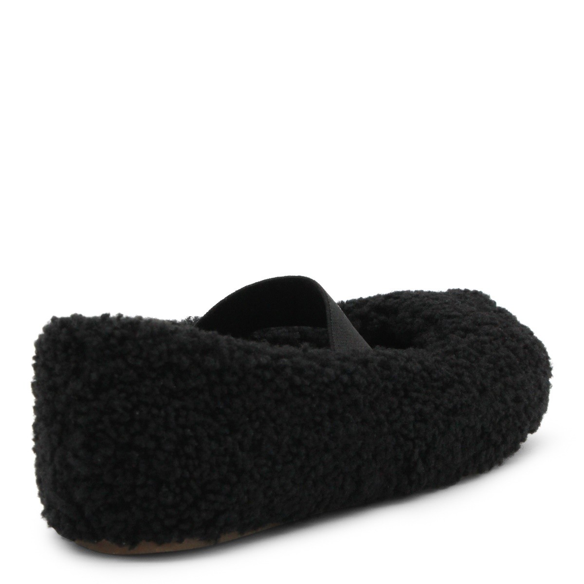 BLACK WOOL FLATS