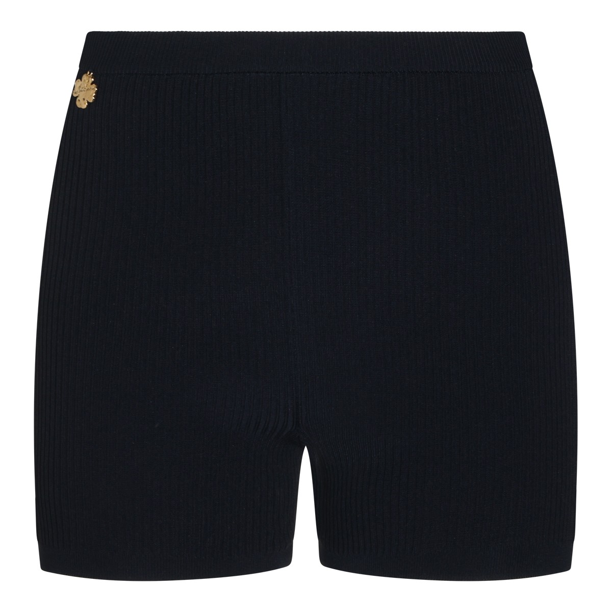 NAVY VISCOSE SHORTS