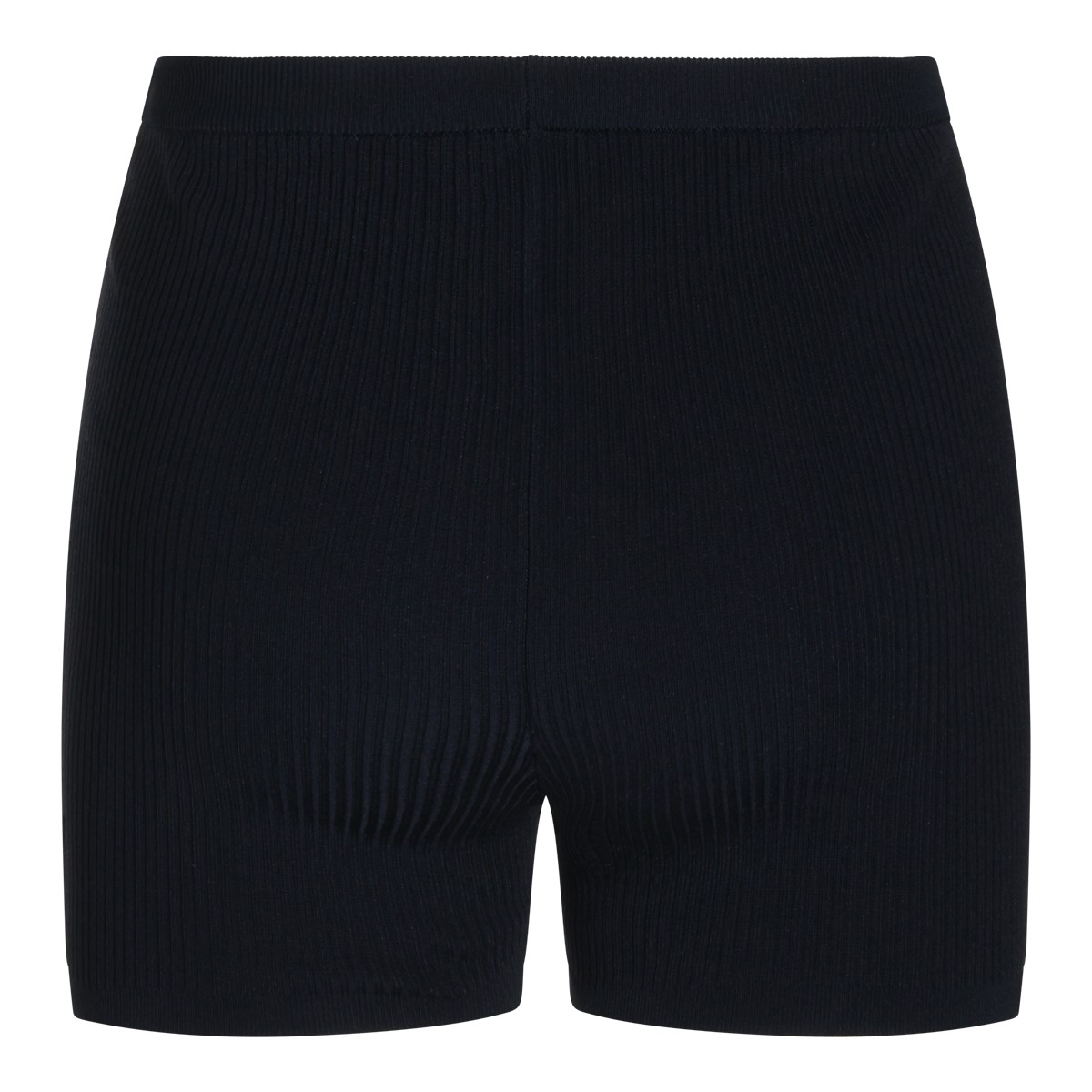 NAVY VISCOSE SHORTS