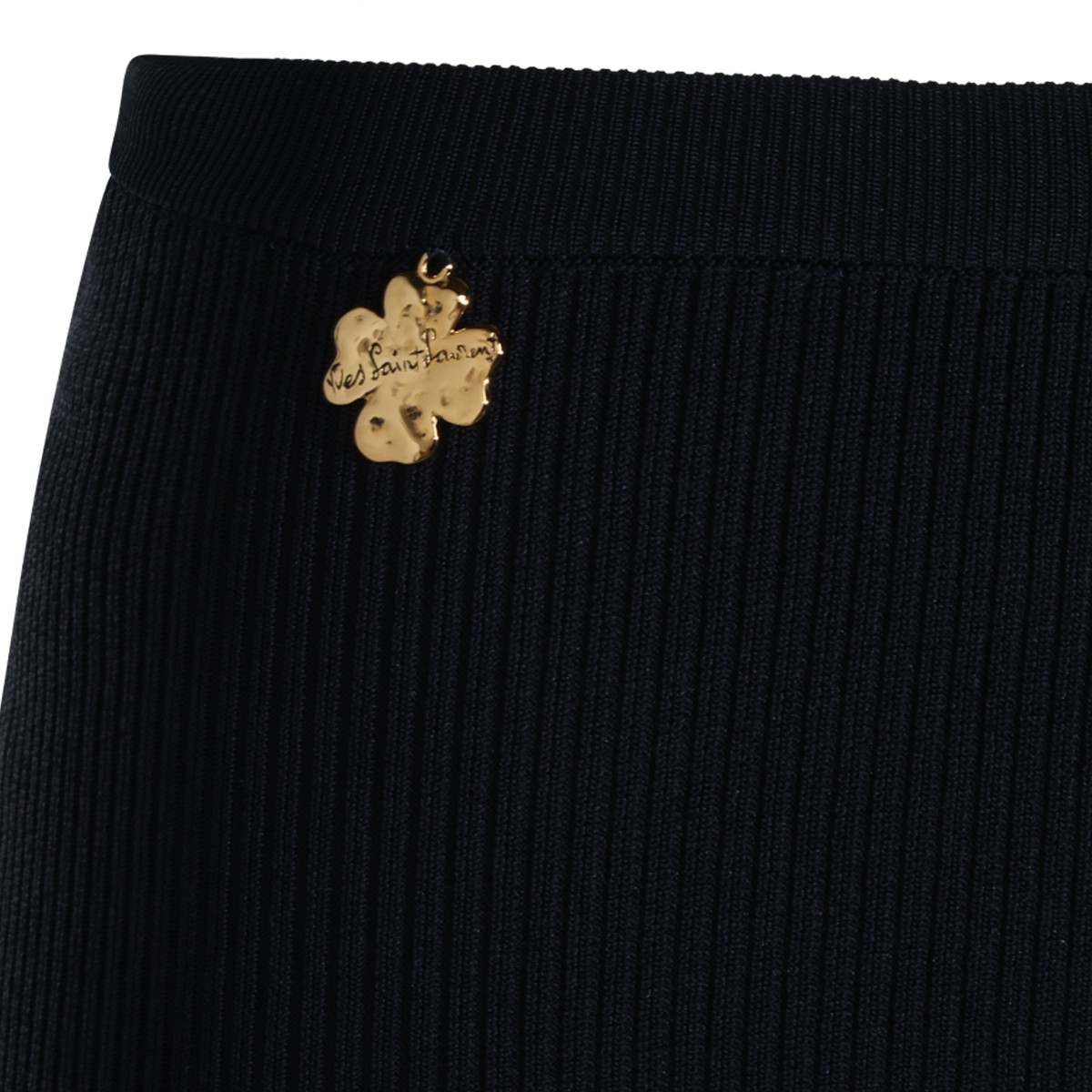 NAVY VISCOSE SHORTS