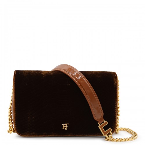 AMBER VELVET SHOULDER BAG