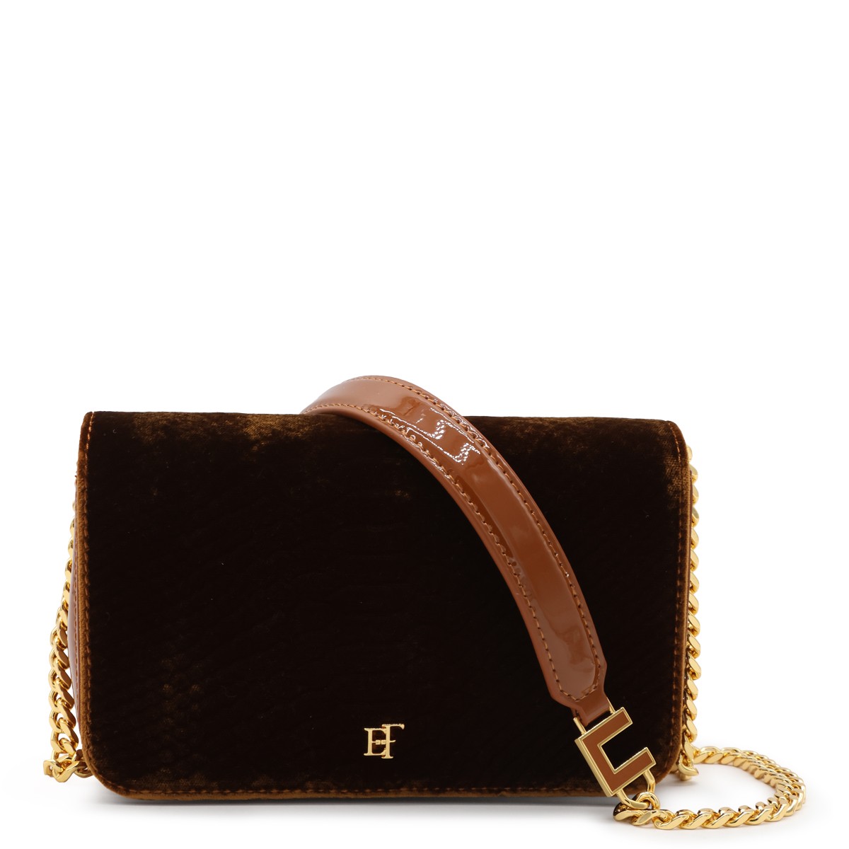 AMBER VELVET SHOULDER BAG
