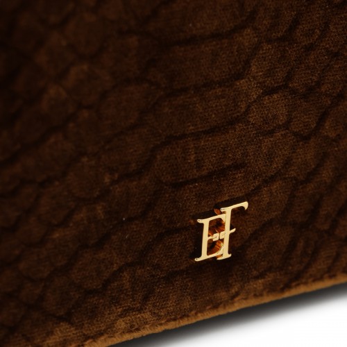 AMBER VELVET SHOULDER BAG