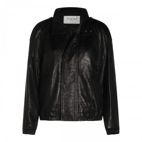 BLACK LEATHER JACKET