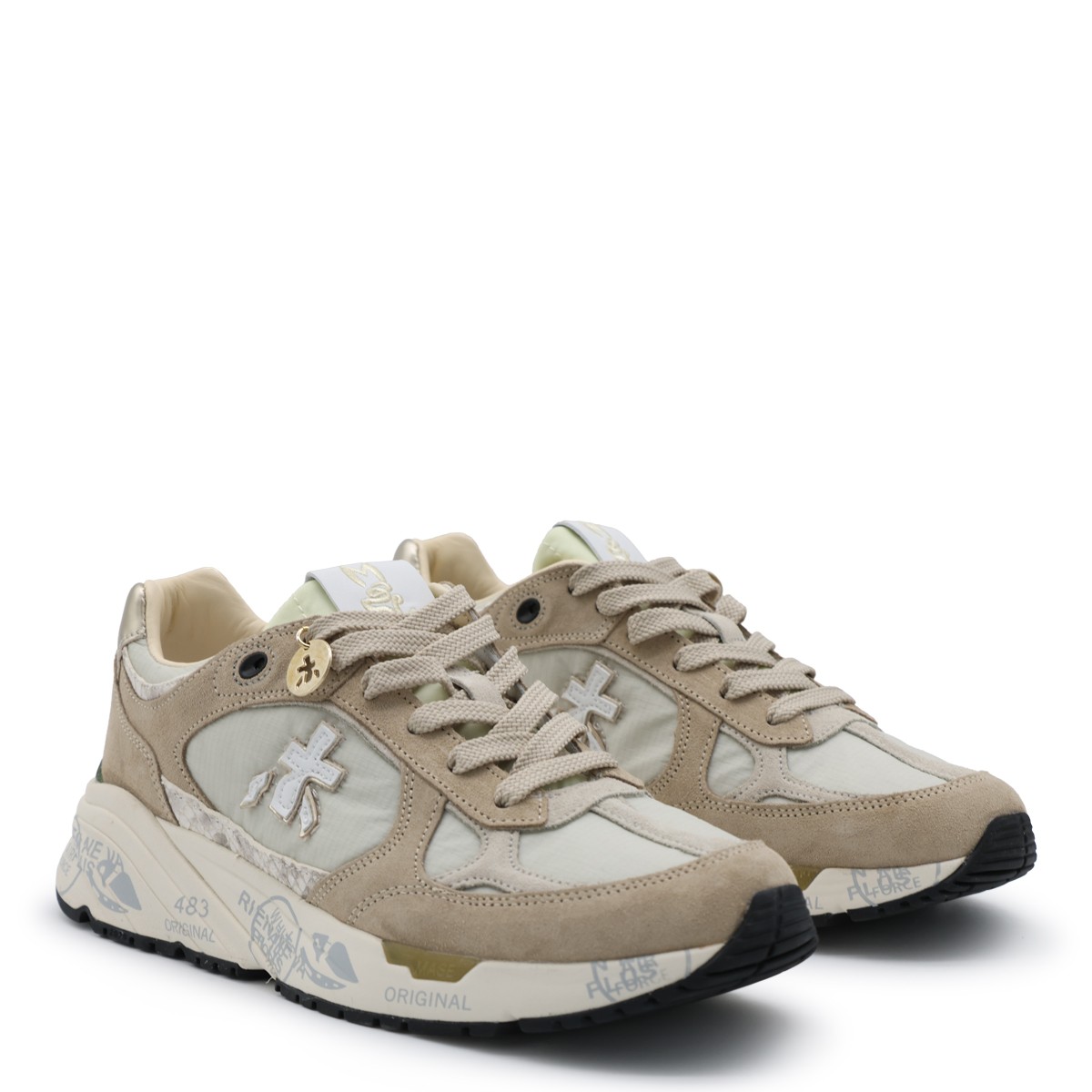LIGHT BEIGE SUEDE SNEAKERS