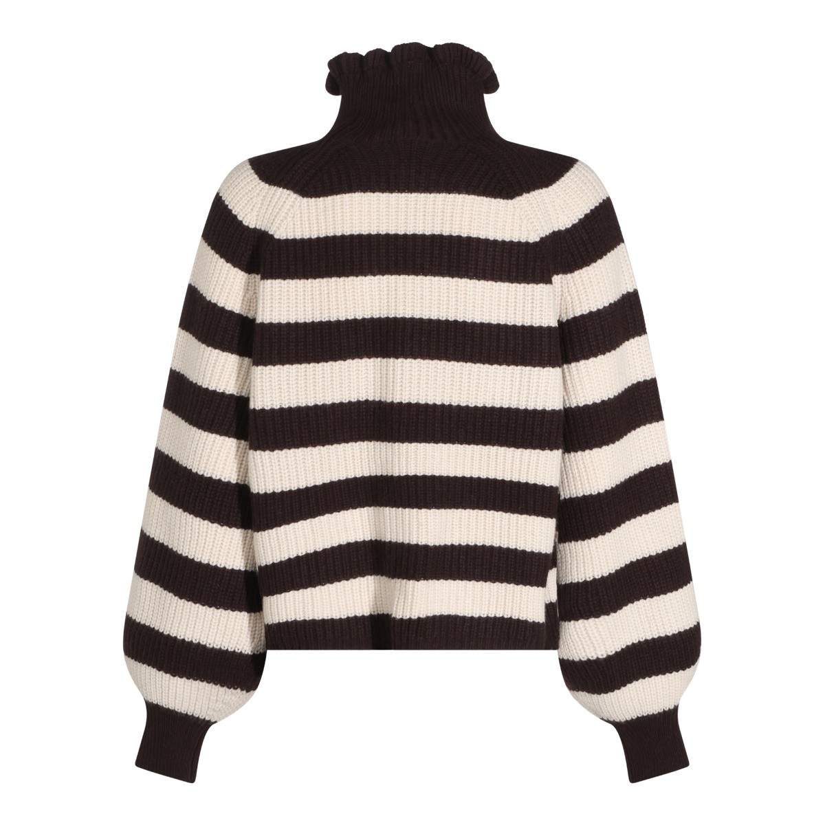 BLACK AND WHITE  WOOL KNITWEAR