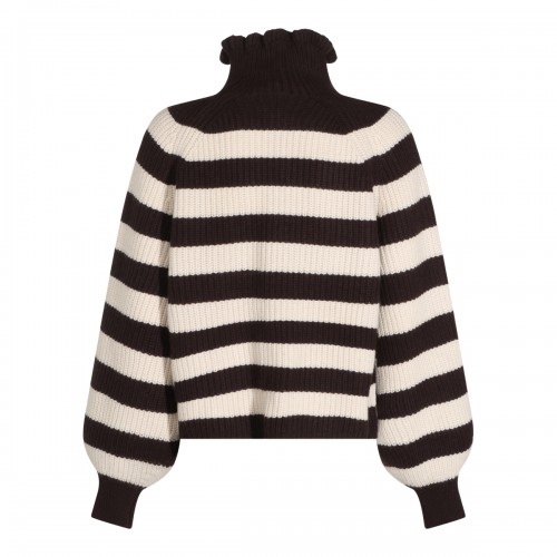 BLACK AND WHITE  WOOL KNITWEAR 2