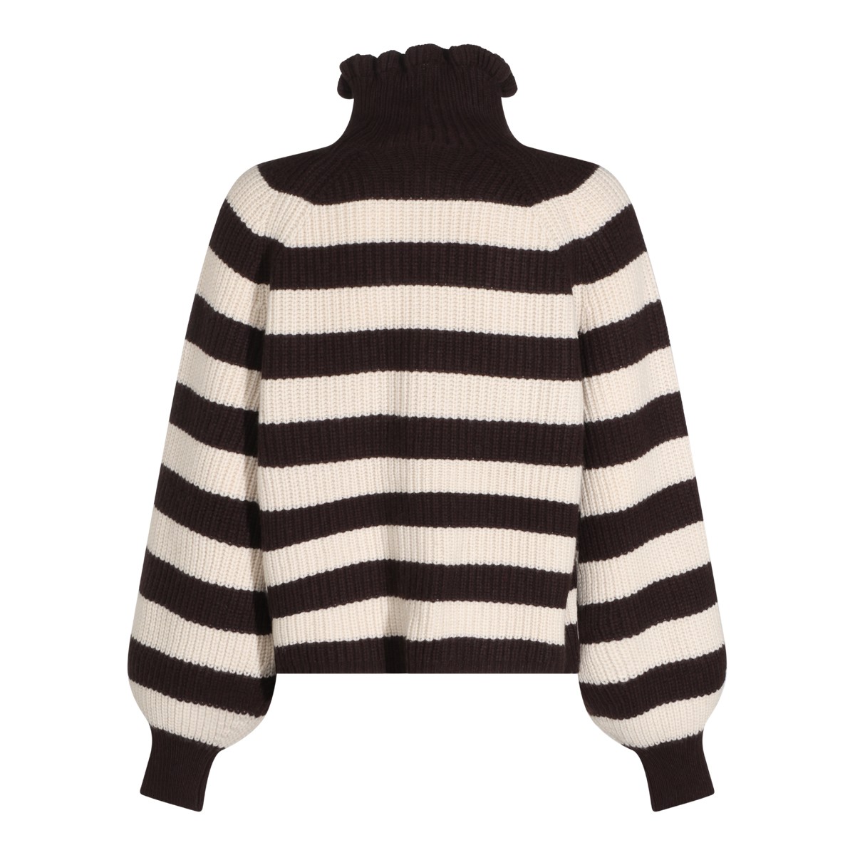 BLACK AND WHITE  WOOL KNITWEAR
