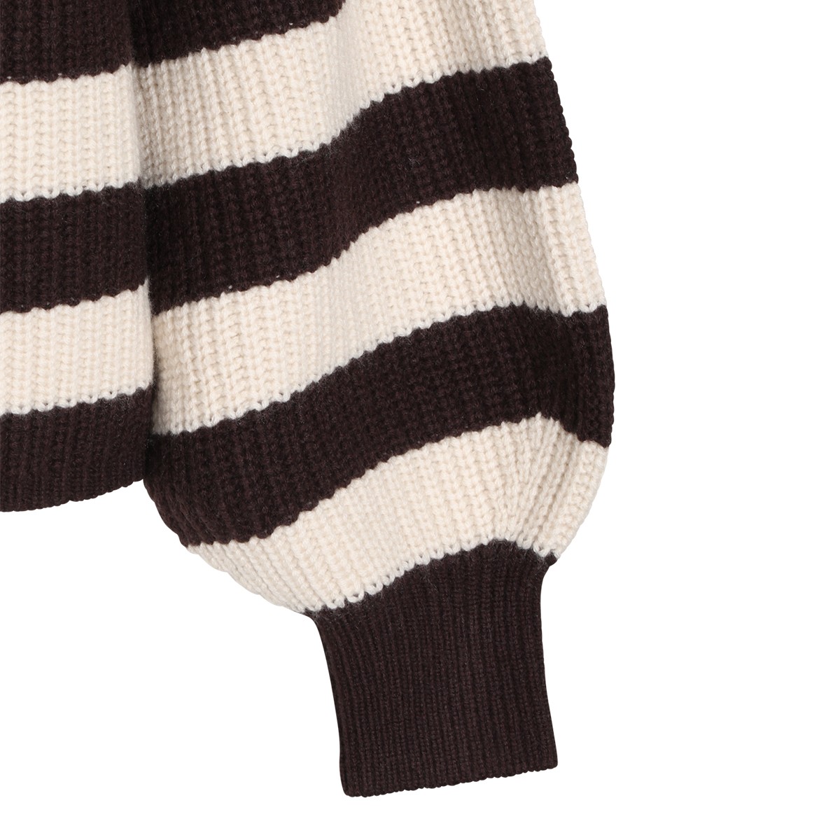 BLACK AND WHITE  WOOL KNITWEAR