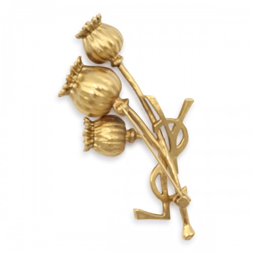 GOLD METAL BROOCH 2