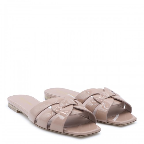 NUDE LEATHER TRIBUTE FLATS 2