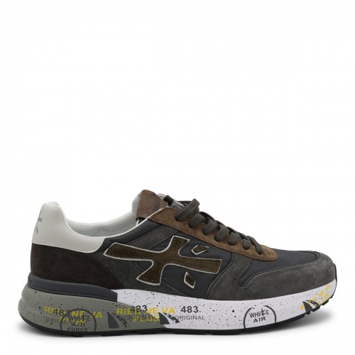 BROWN AND BLACK SNEAKERS