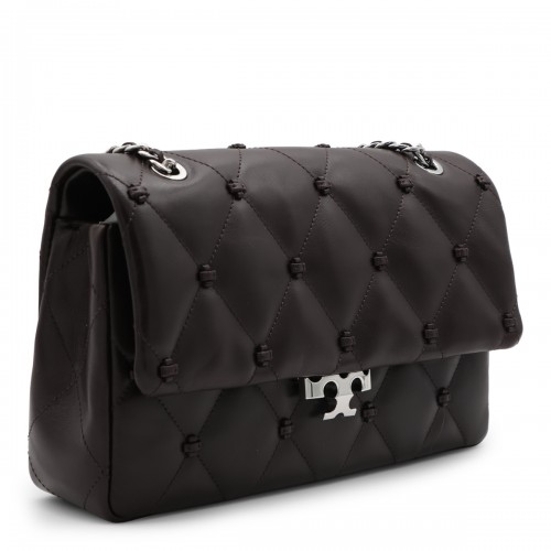BLACK LEATHER SHOULDER BAG 2