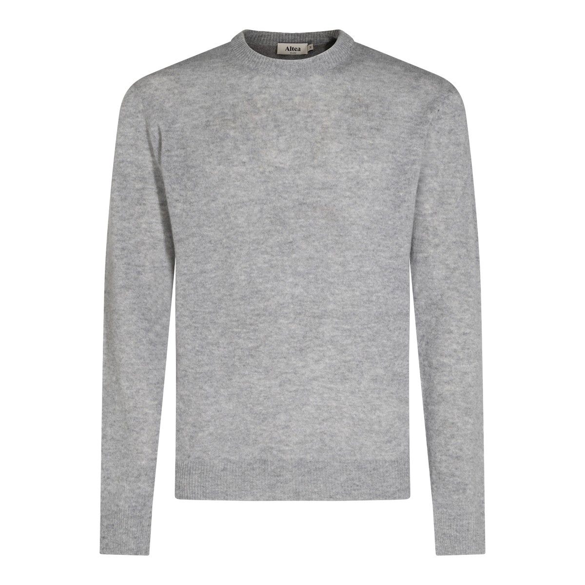 LIGHT GREY VIRGIN WOOL AND CASHMERE...