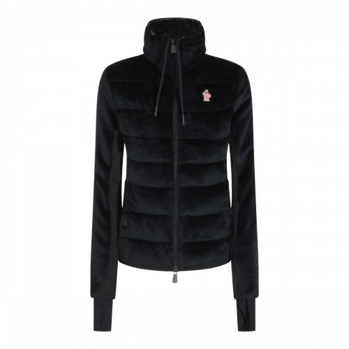 BLACK PADDED CASUAL JACKET