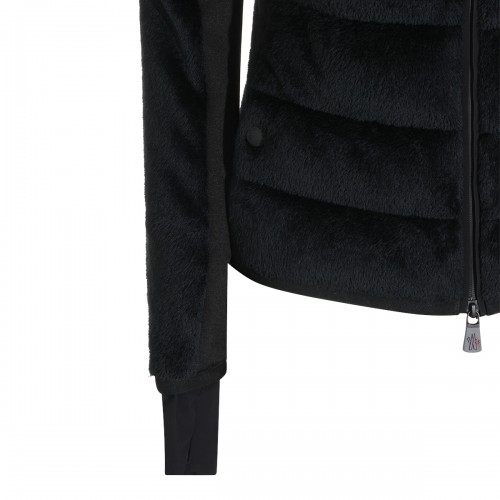 BLACK PADDED CASUAL JACKET