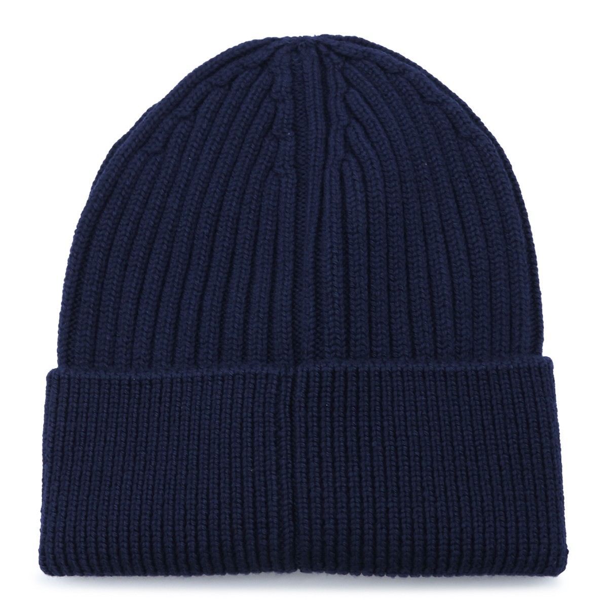 NAVY VIRGIN WOOL BEANIE