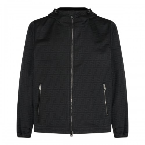 BLACK NYLON JACKET