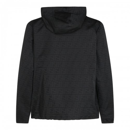 BLACK NYLON JACKET 2