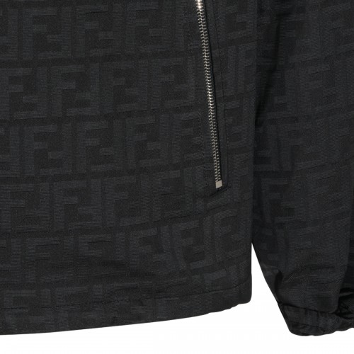 BLACK NYLON JACKET