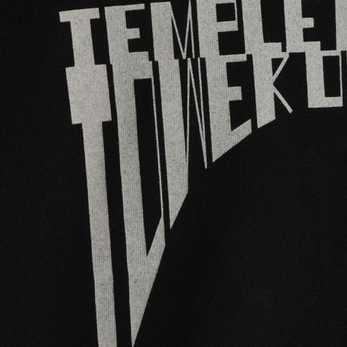 BLACK AND PEARL COTTON JUMBO T-SHIRT