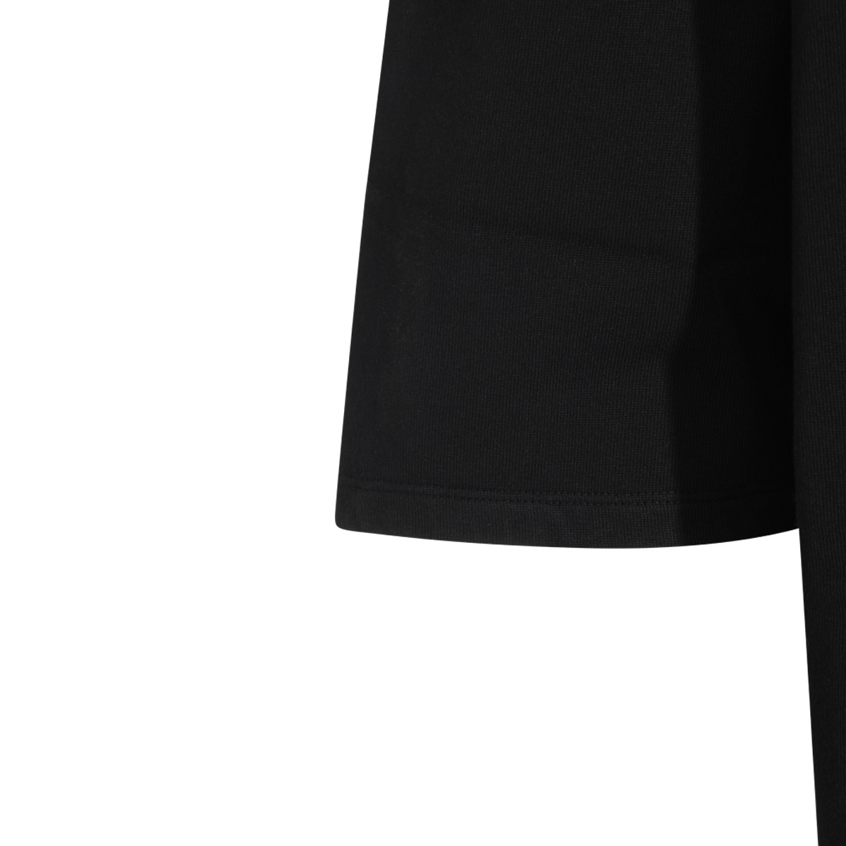 BLACK AND PEARL COTTON JUMBO T-SHIRT