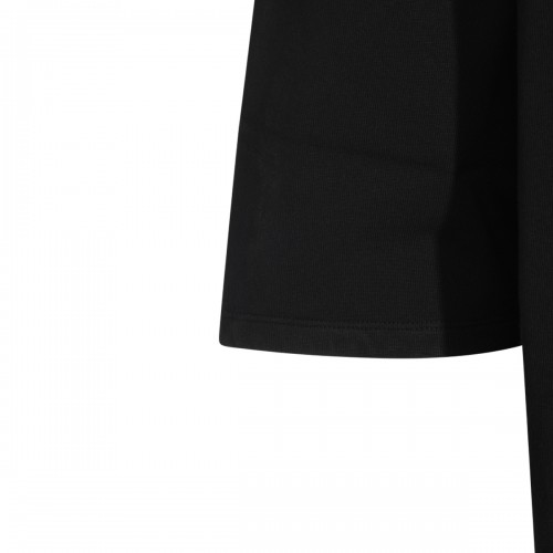 BLACK AND PEARL COTTON JUMBO T-SHIRT