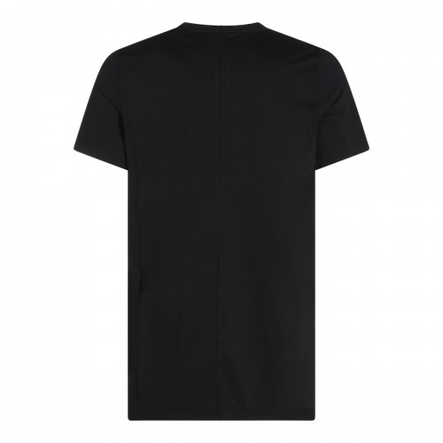 BLACK AND PEARL COTTON LEVEL T-SHIRT