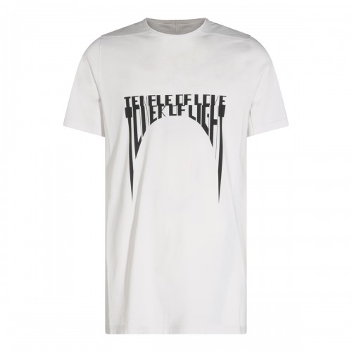 WASH AND BLACK COTTON LEVEL T-SHIRT