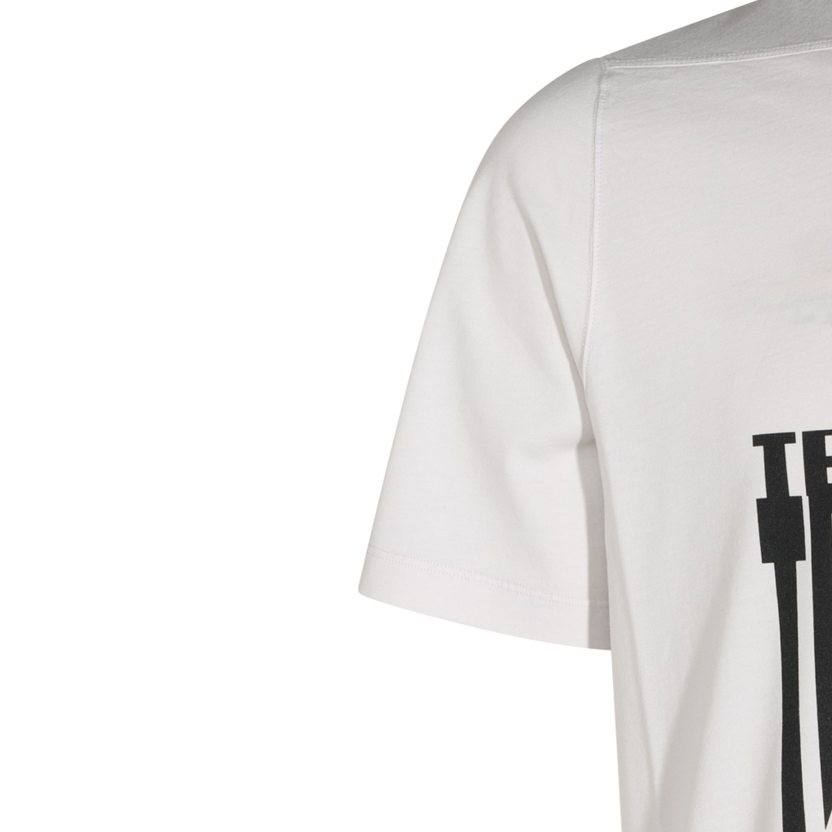 WASH AND BLACK COTTON LEVEL T-SHIRT