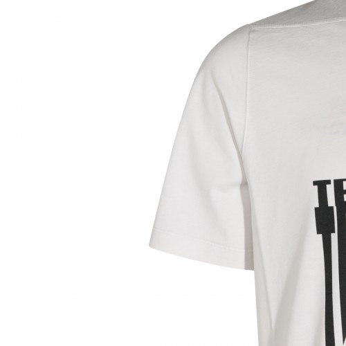 WASH AND BLACK COTTON LEVEL T-SHIRT