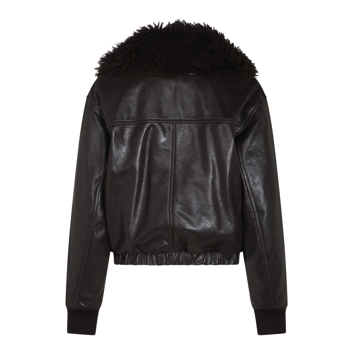 EBONY PILOT BLOUSON LEATHER JACKET