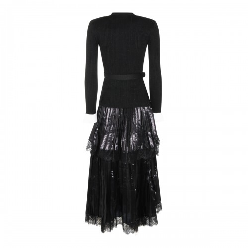 BLACK MIDI DRESS 2
