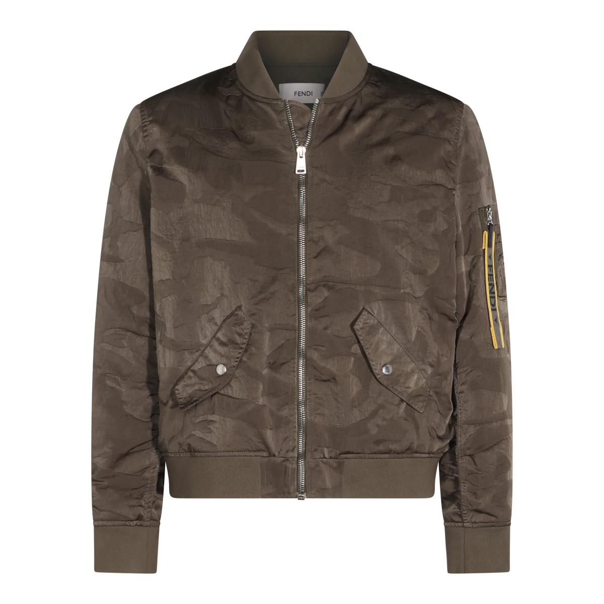 BEIGE CAMOUFLAGE CASUAL JACKET