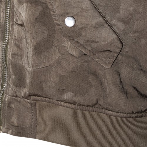 BEIGE CAMOUFLAGE CASUAL JACKET