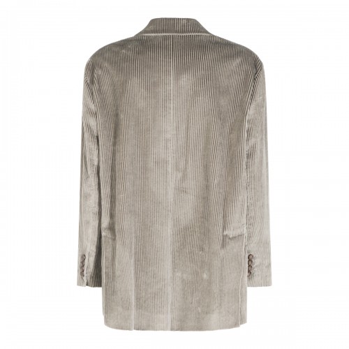 GREY ORIGAN COTTON BLAZER 2