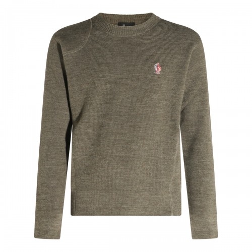 DARK GREEN WOOL KNITWEAR
