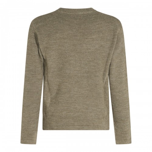 DARK GREEN WOOL KNITWEAR