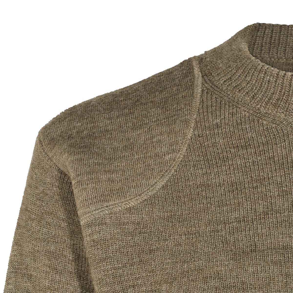 DARK GREEN WOOL KNITWEAR