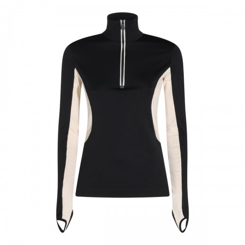 BLACK STRETCH TOP