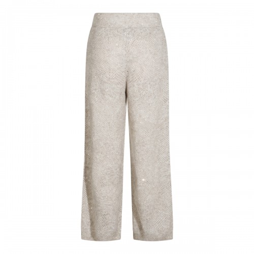 GREY WOOL BLEND PANTS 2