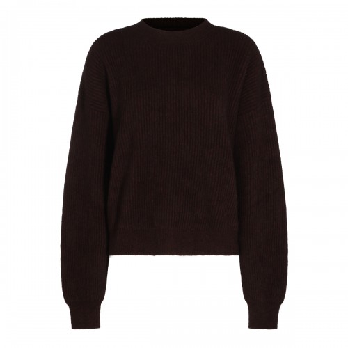 BROWN AND RED RACCOON SWEATER
